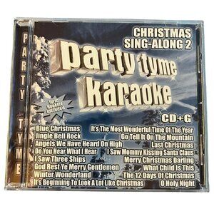 Party Tyme Christmas Sing-Along 2 Karaoke CD with Lyrics